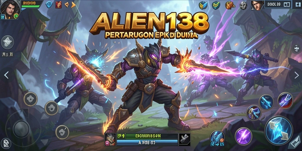 Tampilan menarik dari gameplay seru ALIEN138.