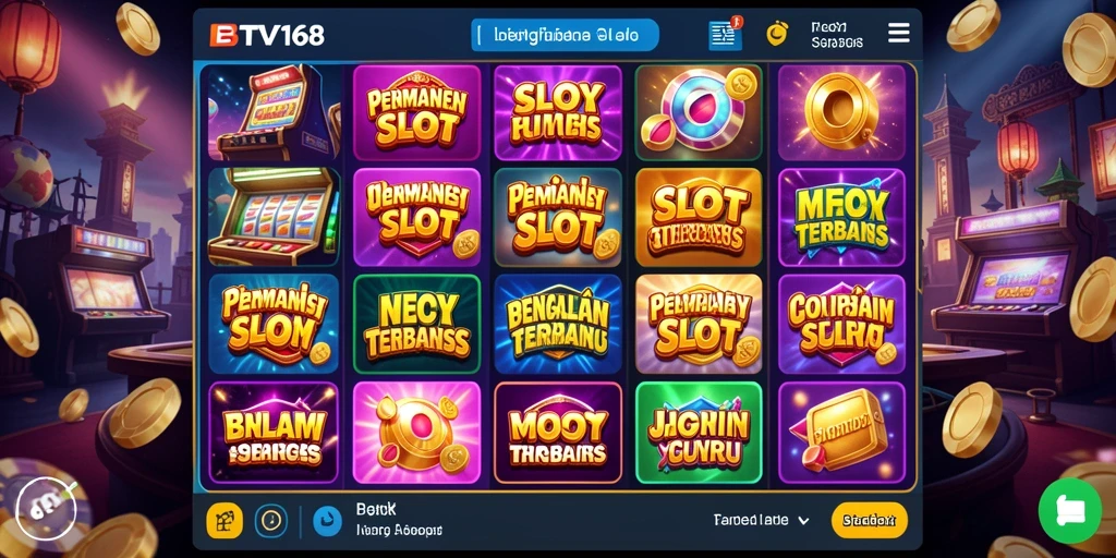 Tampilan gameplay BTV168 yang menarik dan penuh warna.