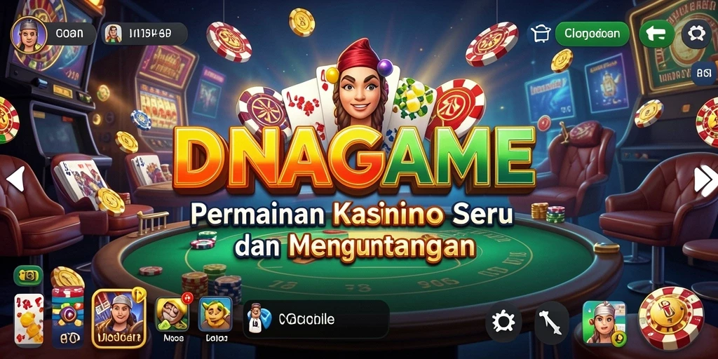Tampilan gameplay seru di DANAGAME dengan dealer langsung.