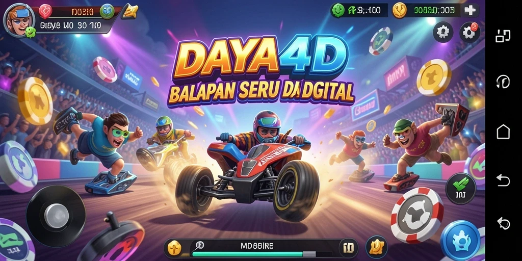 Gameplay racing yang mendebarkan dalam DAYA4D.