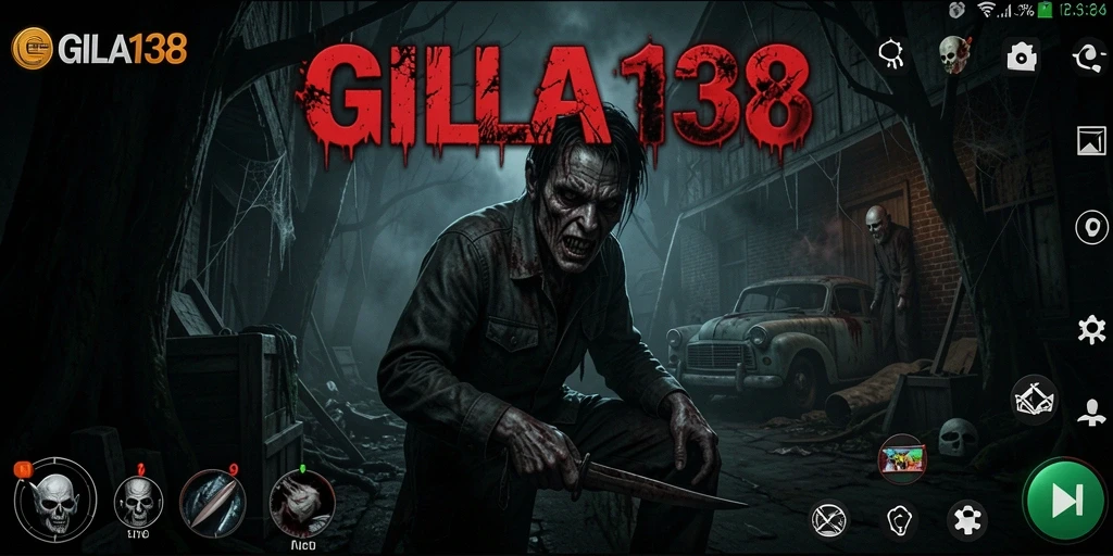 Screenshot GILA138 menampilkan adegan menyeramkan dalam gameplay horor yang mendebarkan.