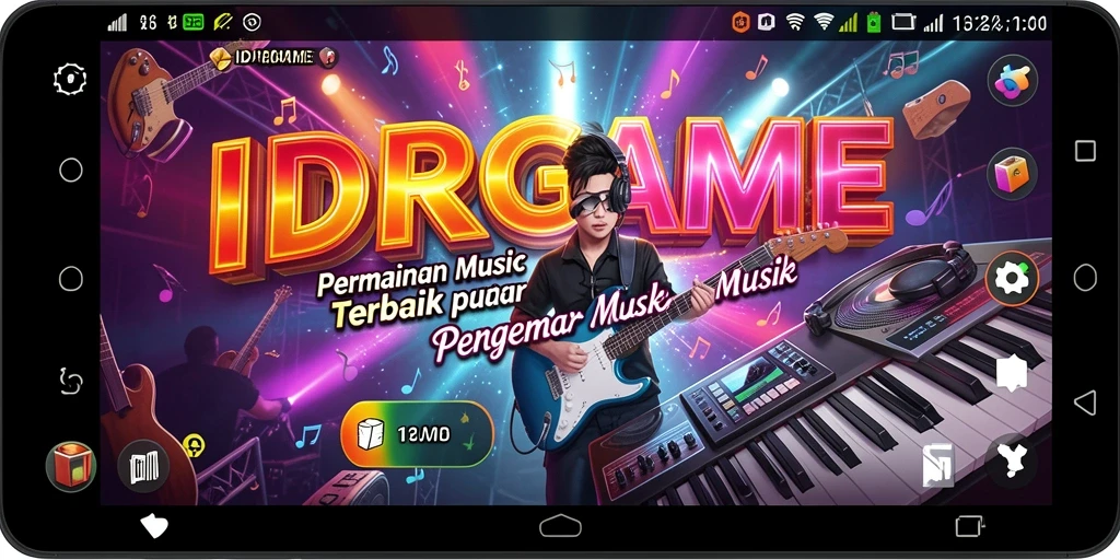 Screenshot IDRGAME menampilkan gameplay interaktif dan menarik.