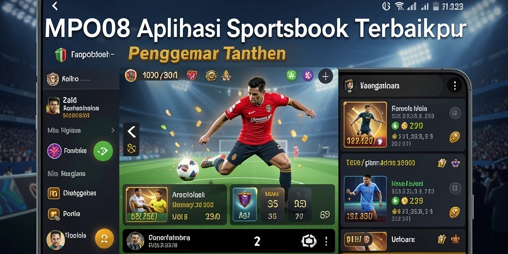 Tampilan utama gameplay MPO08 dengan taruhan olahraga yang menarik.