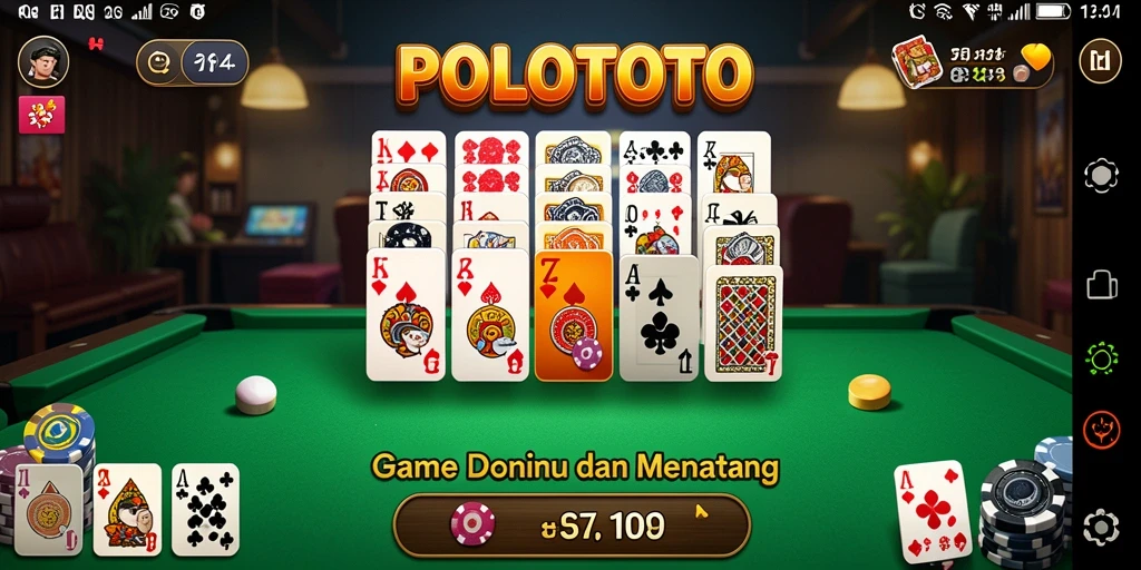 Tampilan gameplay POLOTOTO yang menarik dan interaktif.