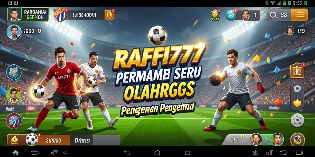 Tangkapan layar RAFFI777 menampilkan aksi seru di pertandingan olahraga.