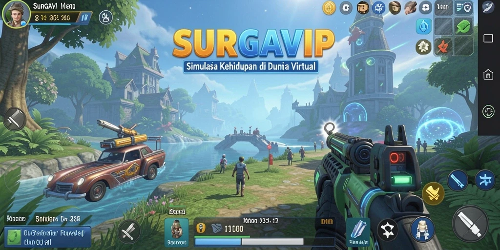 Tampilan gameplay yang menarik di SURGAVIP dengan interaksi mendalam.