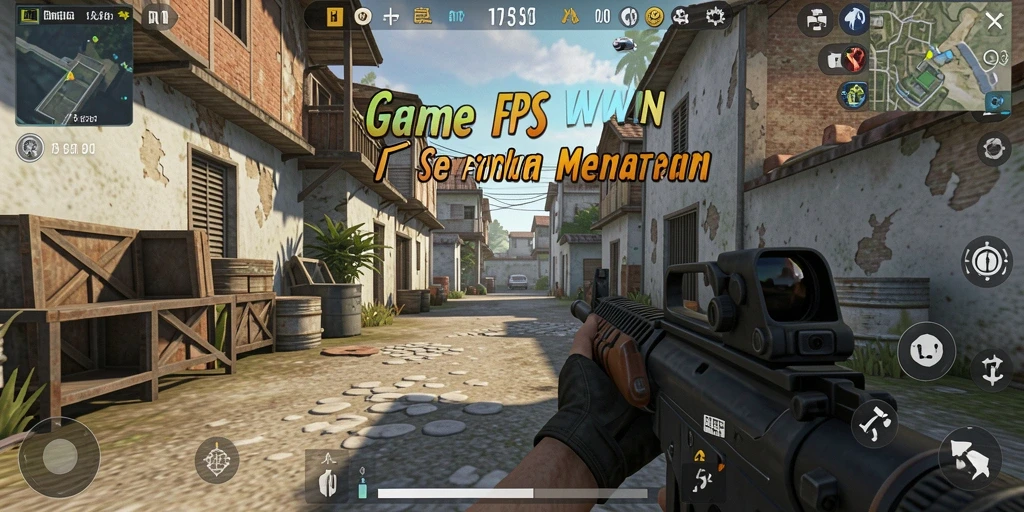 Screenshot utama TMOKWIN menampilkan aksi tembak-menembak yang mendebarkan dan grafis yang tajam.