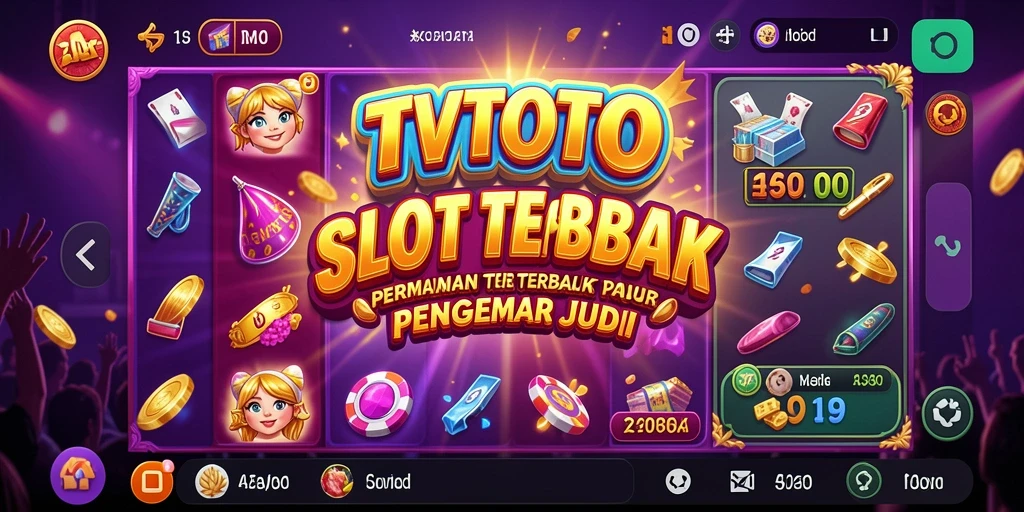 Tampilan gameplay menarik dari game slot TVTOTO dengan berbagai fitur seru.