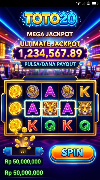 Screenshot aplikasi toto20 dengan fitur pencarian yang efisien.